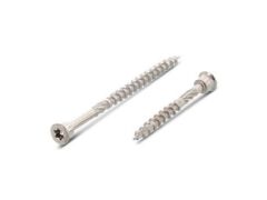 200 Stück Zylinderkopf Terrassenbauschrauben, Schneidkerbe - C1 -  4,0X45/24 TX15