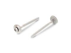 100 Stück Spenglerschrauben 2tlg. mit Dichtscheibe 15 mm Art. 9287 A2 4,5X65 TX25