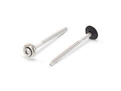 100 Stück Spenglerschrauben 3tlg. mit Dichtscheibe 15 mm Art. 9287 A2 4,5X45 TX25