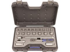 3/8" professional Steckschlüssel-Koffer 23-teilig