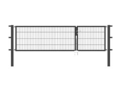 Stabgitter Doppeltor - Anthrazit - 3000 x 800mm - Teilung 1000/2000
