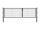Stabgitter Doppeltor - Anthrazit - 3500 x 1000mm - Teilung 1500/2000