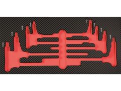 ProForm Einlage leer für 8 T-Griff Schraubendreher mit Kugelkopf