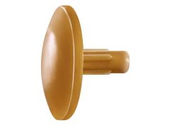 500 Stück SPAX Kunststoff-Abdeckkappen für SPAX mit Kopfbohrung - Rehbraun