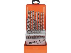 Metallkassette DIN 340 HSS-G 19tlg 1-10/0,5 mm - extra lang