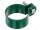 Schelle - Strebe an Pfosten, RAL6005 Grün - 42mm