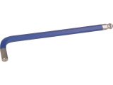 Kugelkopf-Winkelstiftschlüssel Sechskant lange Ausführung, blau, mit Magnet 3,0 mm