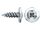1000 x fischer Profilverbinderschraube 4,2 x 13 Halbrundkopfblauverzinkt Vollgewinde Kreuzschlitz PH