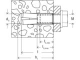 100 x  fischer Einschlaganker EA II M8x30 verzinkt