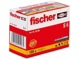 100 x fischer Dübel S 6