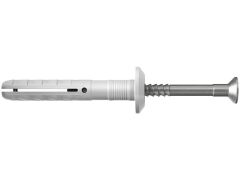 50 x fischer Nageldübel N 6 x 40/7 P Pilzkopf und Nagelschraube A2 nichtrostender Stahl