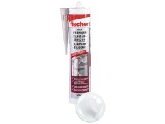 1 x fischer Sanitärsilicon DSSA 310 ml transparent