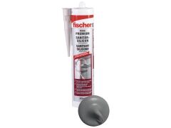 1 x fischer Sanitärsilicon DSSA 310 ml dunkelgrau