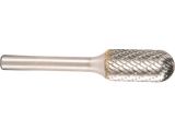 Hartmetallfr&auml;ser, Form C Walzenrund / Zylinder Walze d1 8.0 mm, Schaftdurchmesser 6.0 mm Kreuzverzahnung