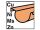 Hartmetallfräser, Form H Flamme d1 12.7 mm, Schaftd. 6.0 mm Kreuzverzahnung