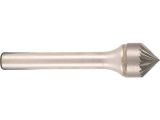 Hartmetallfr&auml;ser, Form K Kegel 90&deg; d1 3.0 mm, Schaftd. 3.0 mm Kreuzverzahnung