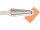 Hartmetallfräser, Form L Rundkegel 14°, konisch d1 6.0 mm, Schaftd. 6.0 mm Kreuzverzahnung