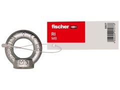 20 x fischer Ringmutter RI M 8 E