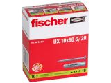 fischer Universald&uuml;bel UX 10 x 60 S/20 mit Schraube