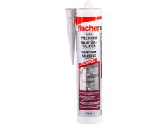 1 x fischer Sanitärsilicon DSSA 310 ml Manhattan
