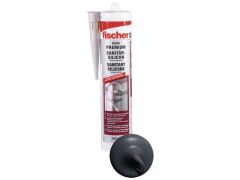 1 x fischer Sanitärsilicon DSSA 310 ml anthrazit