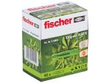 40 x fischer Universaldübel UX Green 8 x 50 R mit Rand