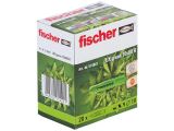 20 x fischer Universaldübel UX Green 10 x 60 R mit Rand