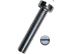 Schnäppchenartikel - 100 x Zylinderschrauben 4.8 mit Schlitz DIN EN ISO 1207  galv. verzinkt - 5x40 (DIN84)