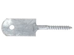 Zaunriegelhalter - feuerverzinkt - 120mm lang - Gewinde 8 x 60 mm