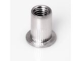 Blindnietmutter Aluminium / Rundschaft / offen /  Flachkopf /  M4  / 0.5 - 2.0 mm