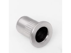 M6 0.5-3.0 mm 250 Stück Blindnietmuttern Kleiner Mini Senkkopf Offen Aluminium