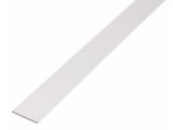 Alu Profil weiß - Flachstange - 2600 x 20 x 2mm