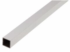 Vierkantrohr Alu Weiß - 2600mm - 20 x 20 / 1,5mm Wandstärke