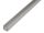 U-Profil Alu Silber eloxiert - 2600mm - 8,6  x 12 / 1.3mm Stärke / Innenmaß 6,0 mm