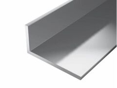 Winkelprofil ungleichschenklig Kunststoff Schwarz - 2600mm - 20 x 10 x 1,5mm