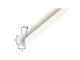 U-Profil Kunststoff Weiß - 2600mm - 10 x 10 /...