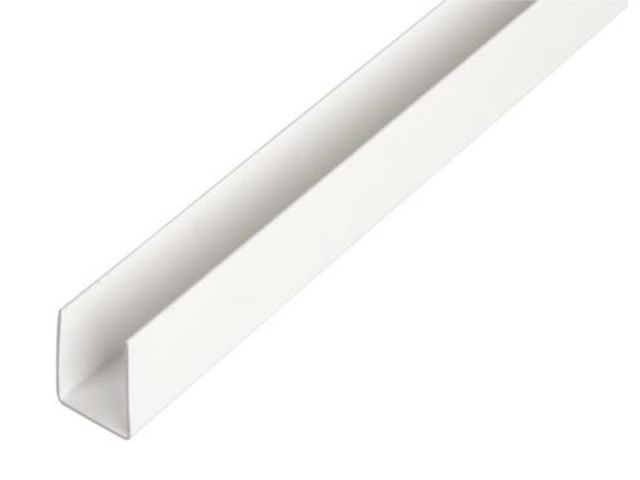 7,79€/m Länge wählbar PVC U-Profil 29 x 42 x 2 mm Grau 