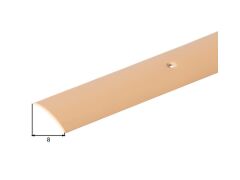 Übergangsprofil PVC beige - versenkte Schraublöcher - 900 x 30 x 1,0 mm