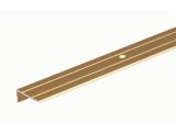 Treppenkanten-Schutzprofil Alu Gold eloxiert - versenkte Schraubl&ouml;cher - 1000 x 24,5 x 20 mm / St&auml;rke 1,5 mm