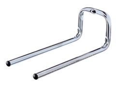 Wandhaken, galvanisch blau verzinkt - 90 x 80 x 200 mm - 12mm Rohr