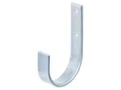 Wandhaken, gebogen - galvanisch blau verzinkt - 110  x 60 mm