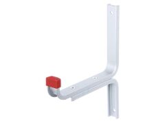 Wandhaken, abgewinkelt, verstärkt - Alu - 215 x 170 mm