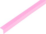 Winkelprofil gleichschenklig Kunststoff Pink - 2600mm -...