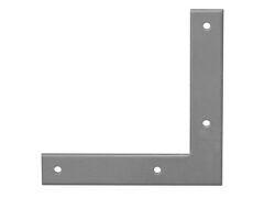 Fenster - Eckwinkel Württembergische Form, Duplex schwarz - 100 x 100mm