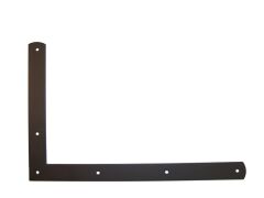 1 Paar Winkelband mit gerundeten Ecken, 250x350 - Schwarz