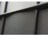 Muster Sichtschutzstreifen Premium 191 x 300mm - 1,1mm stark - RAL 7030 Steingrau