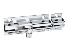 Grendelriegel,Messing vernickelt - 63x26