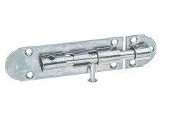 Grendelriegel, ohneFeder, galvanisch verzinkt, dickschichtpassiviert - 100x30