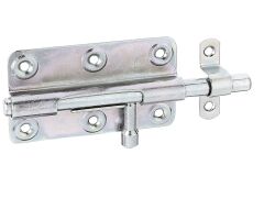 Bolzenriegel, Runder Griff,galvanisch verzinkt, dickschichtpassiviertt - 100/145x59