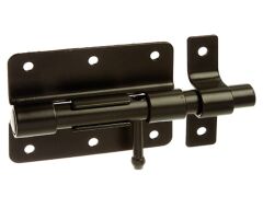 Bolzenriegel, Schwarz beschichtet - 80/120x58